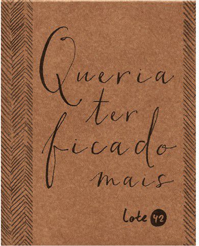 Capa de Queria Ter Ficado Mais